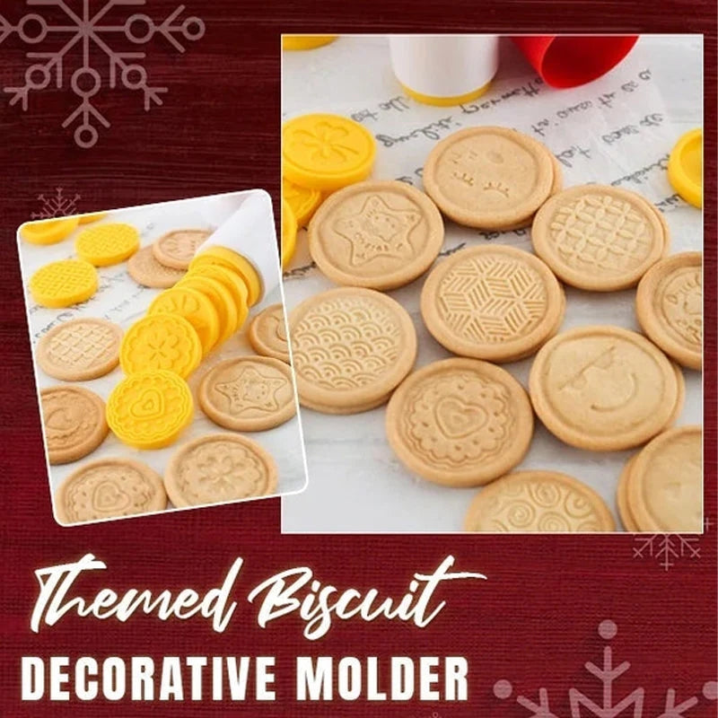 Non-Stick Cookie Stamp & Cutter Set