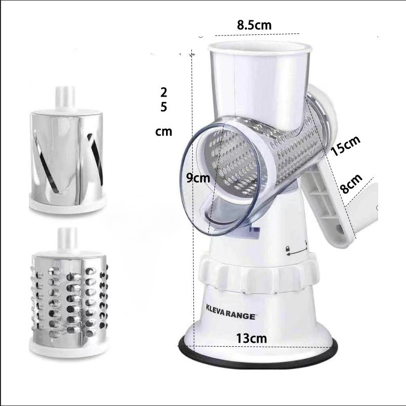 3 In 1 Shredder Grater Rotary With Handle