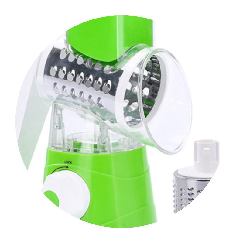 3 In 1 Rotary Cheese Grater Vegetable Slicer