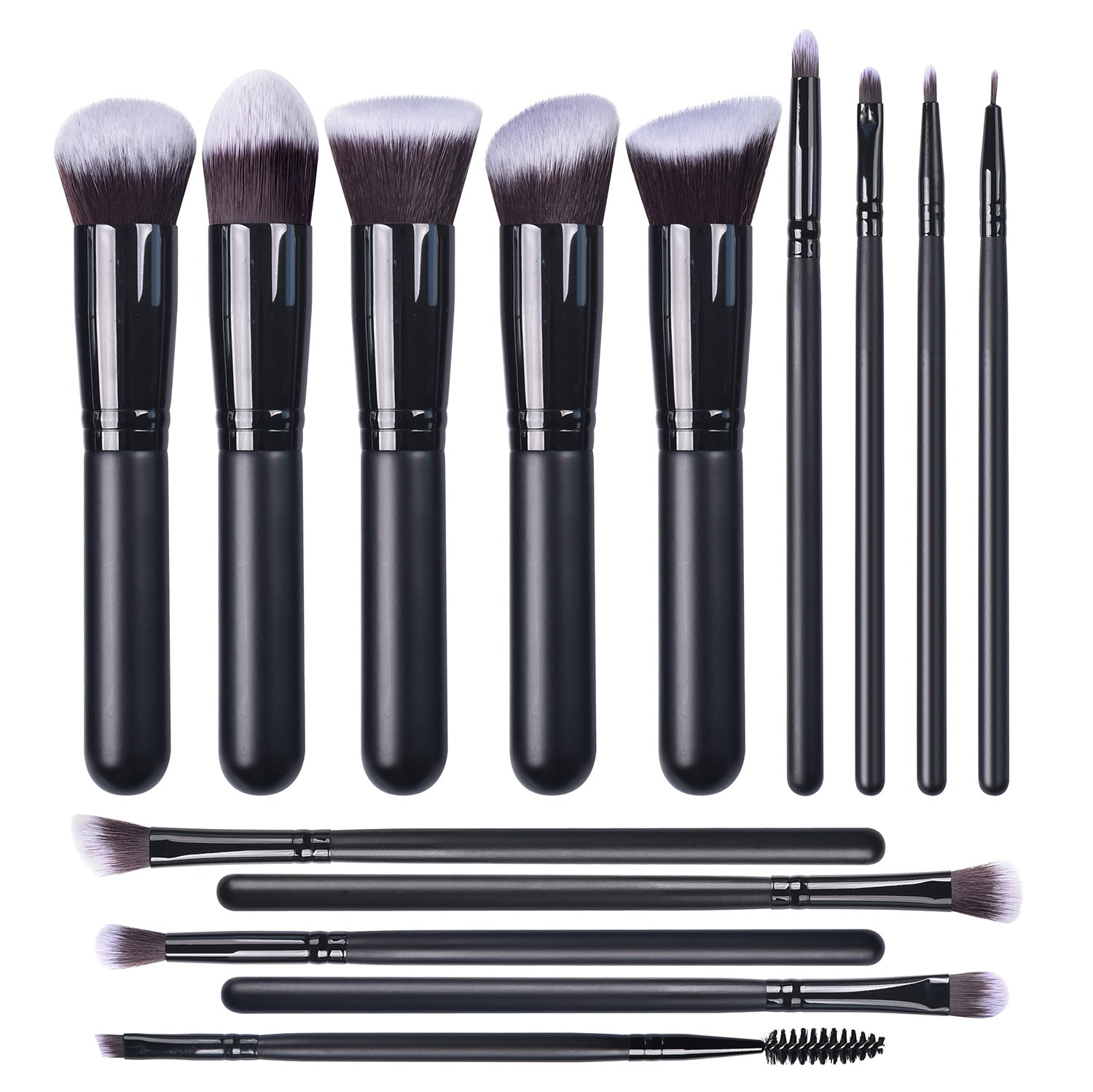 14PCS Professional Makeup Brushes Set Premium Makeup Kit Synthetic Hair Foundation Power Eyeshadows Blending Beauty Tool