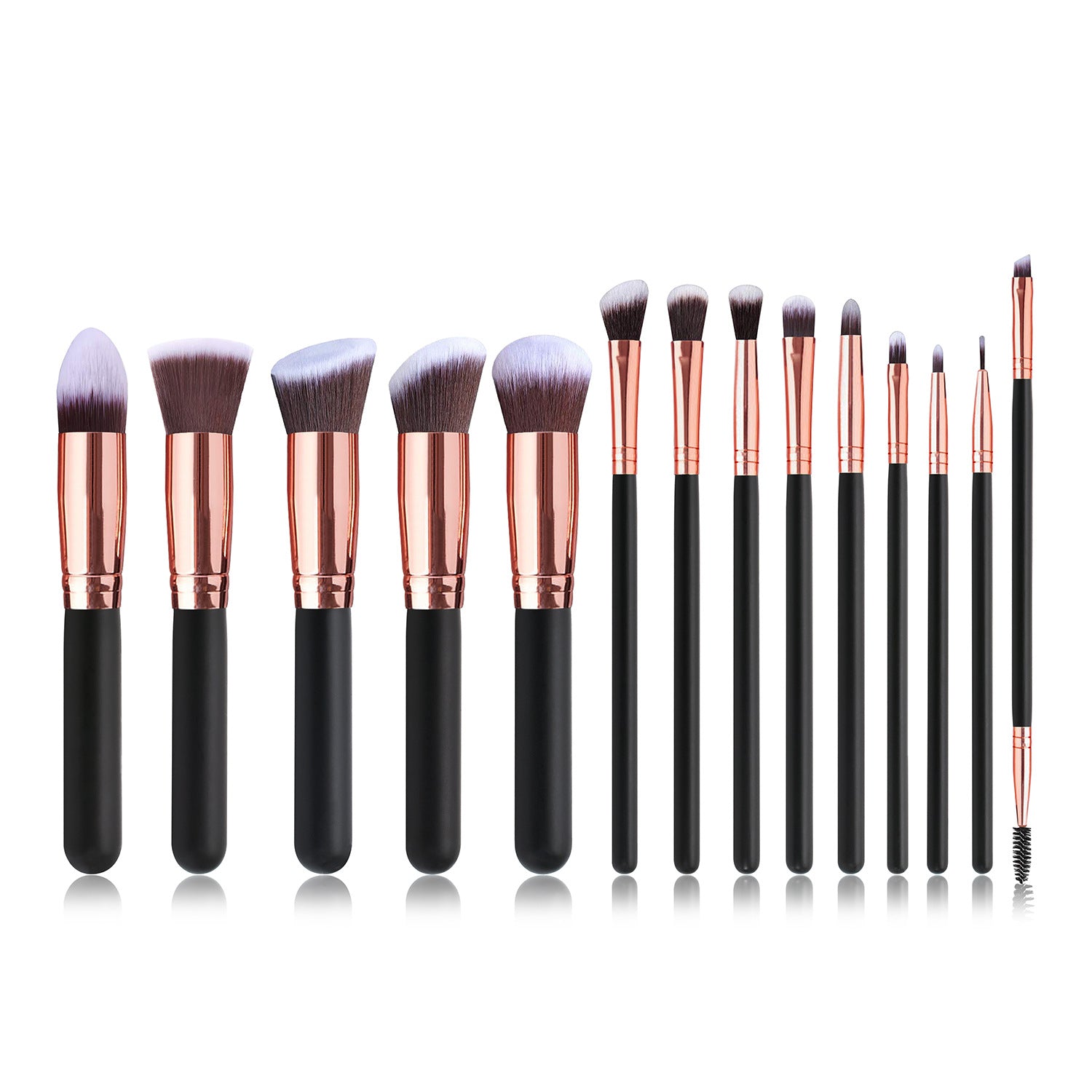 14PCS Professional Makeup Brushes Set Premium Makeup Kit Synthetic Hair Foundation Power Eyeshadows Blending Beauty Tool