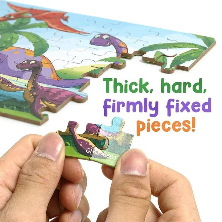 🦕🦖Wooden Dinosaur Puzzle (60 Pieces)