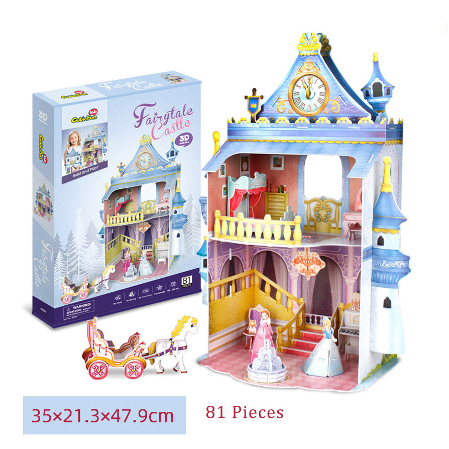 3D Puzzle Children - Princess Birthday Party Princess Castle