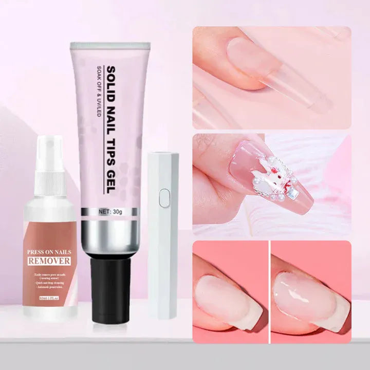 💅🏻Magic Solid Nail Glue Kit 3-In-1 Nail Art Kits