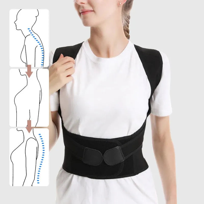 (Buy 1 Get 1)Posture Corrector-Back Brace Providing Pain Relief From Lumbar, Neck, Shoulder, And Clavicle