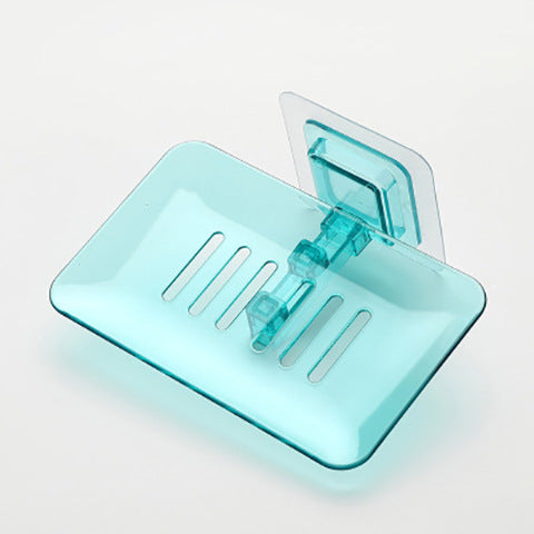 Punch-Free Transparent Drainable Soap Holder