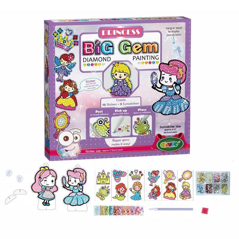 Big Gem Diamond Painting Stickers For Kids