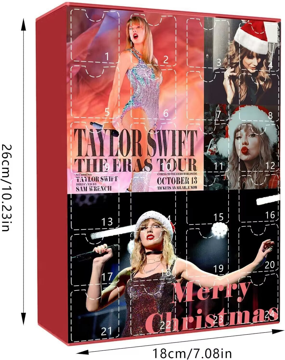 🎅Taylors 24-Day Christmas Advent Calendar Keychain