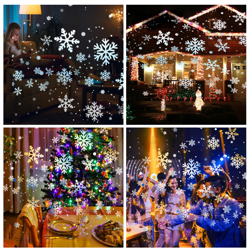 Christmas Storm Snowflake Light Projection