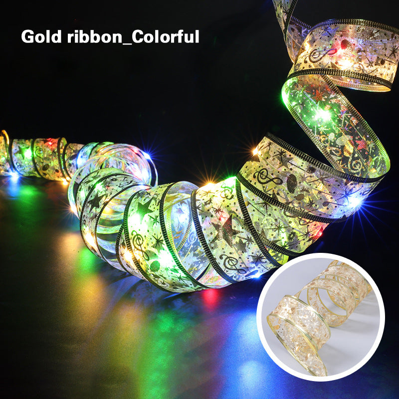 Christmas LED Light Strip Copper Wire Satin Light Strip