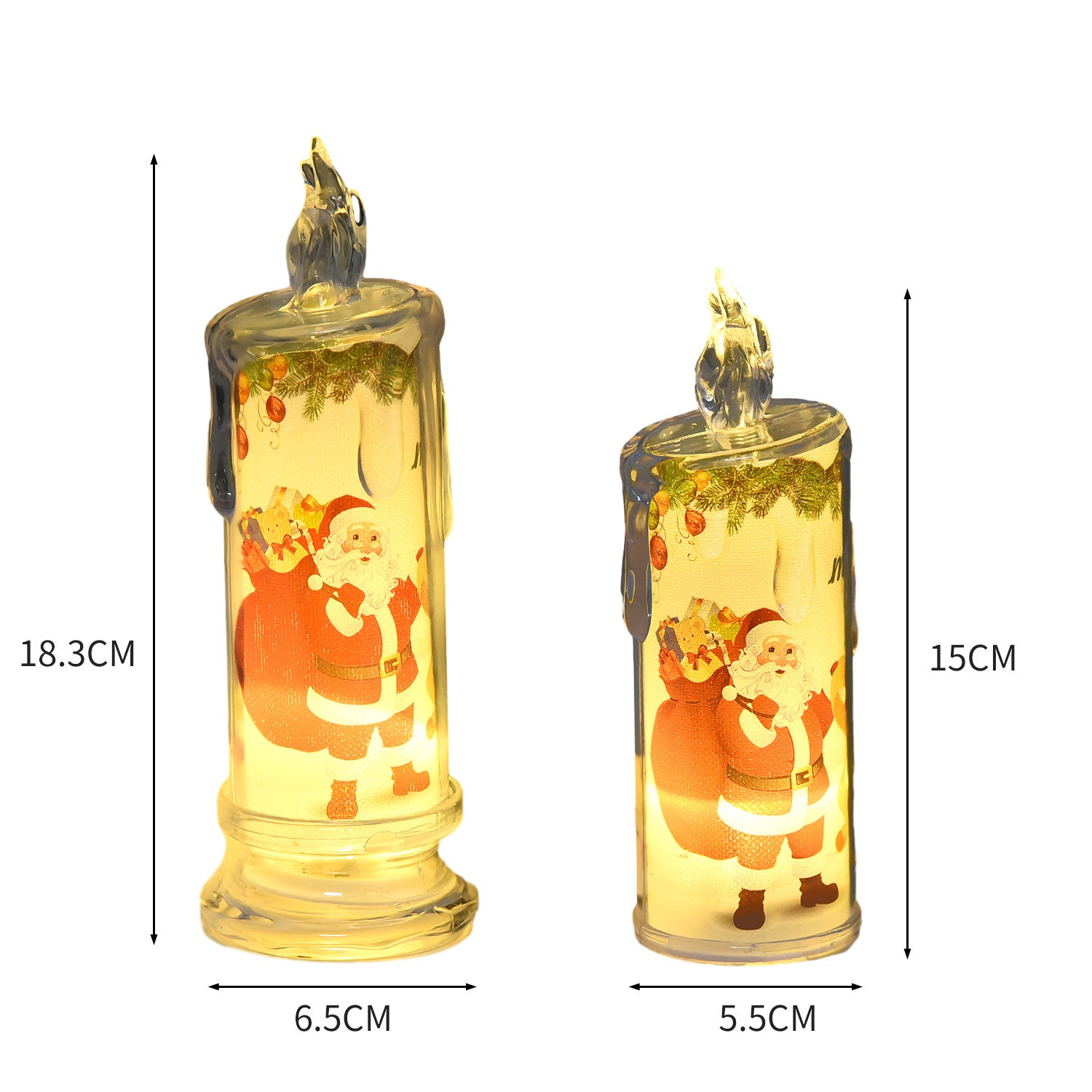 Christmas LED Simulation Atmosphere Candle