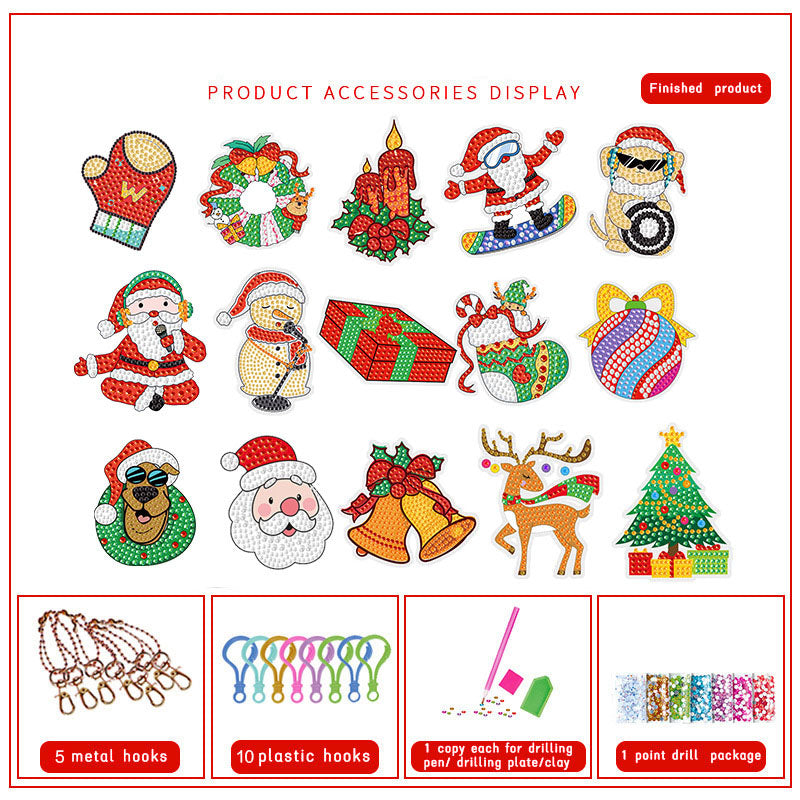 🤶Christmas Diamond Painting Sticker Kit