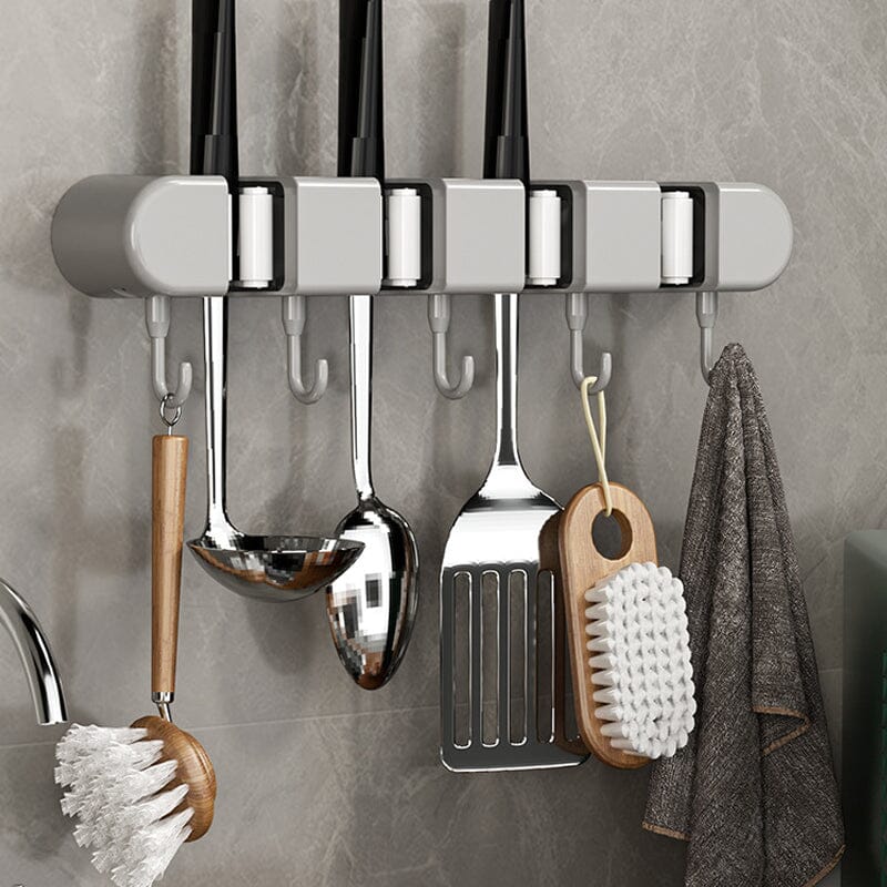 Multifunctional Mop Holder With Hook