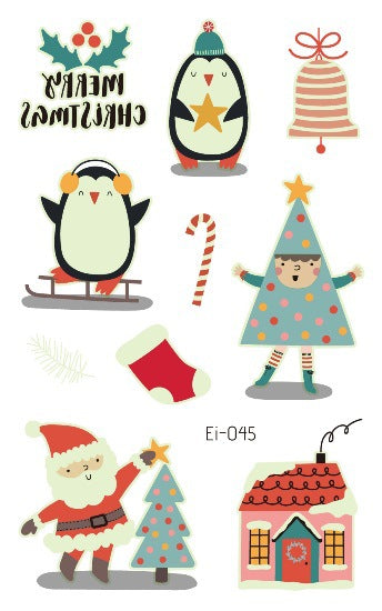 Luminous Christmas Tattoos For Kids