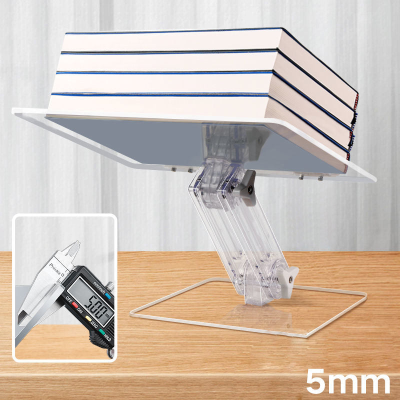 Liftable And Retractable Transparent Acrylic Reading Rack