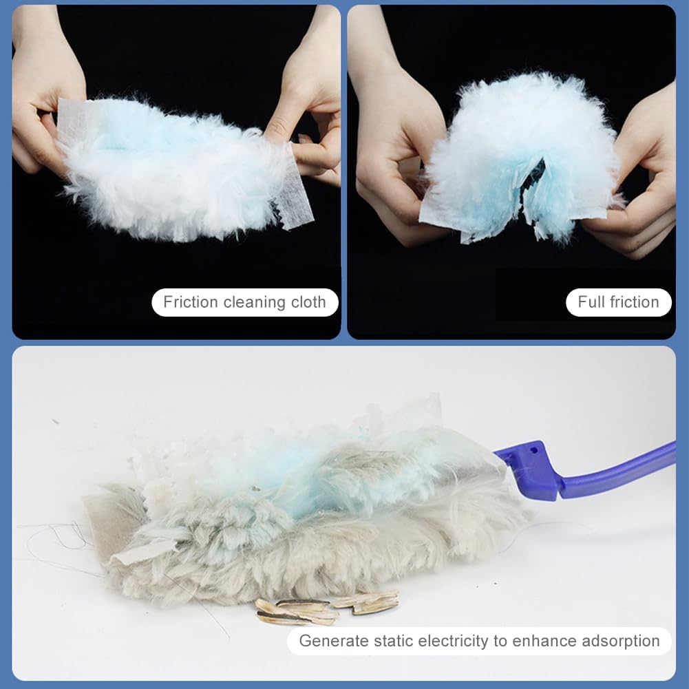 Disposable Electrostatic Duster, Non-dusty Crevice Cleaning Electrostatic Dusting Brush