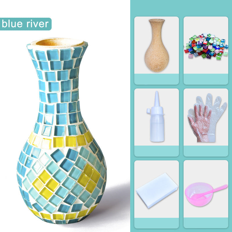 Mosaic Vase Making Material For DIY Hobbies