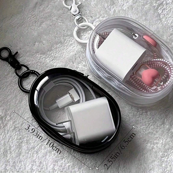 Mini Transparent Cable Organizer