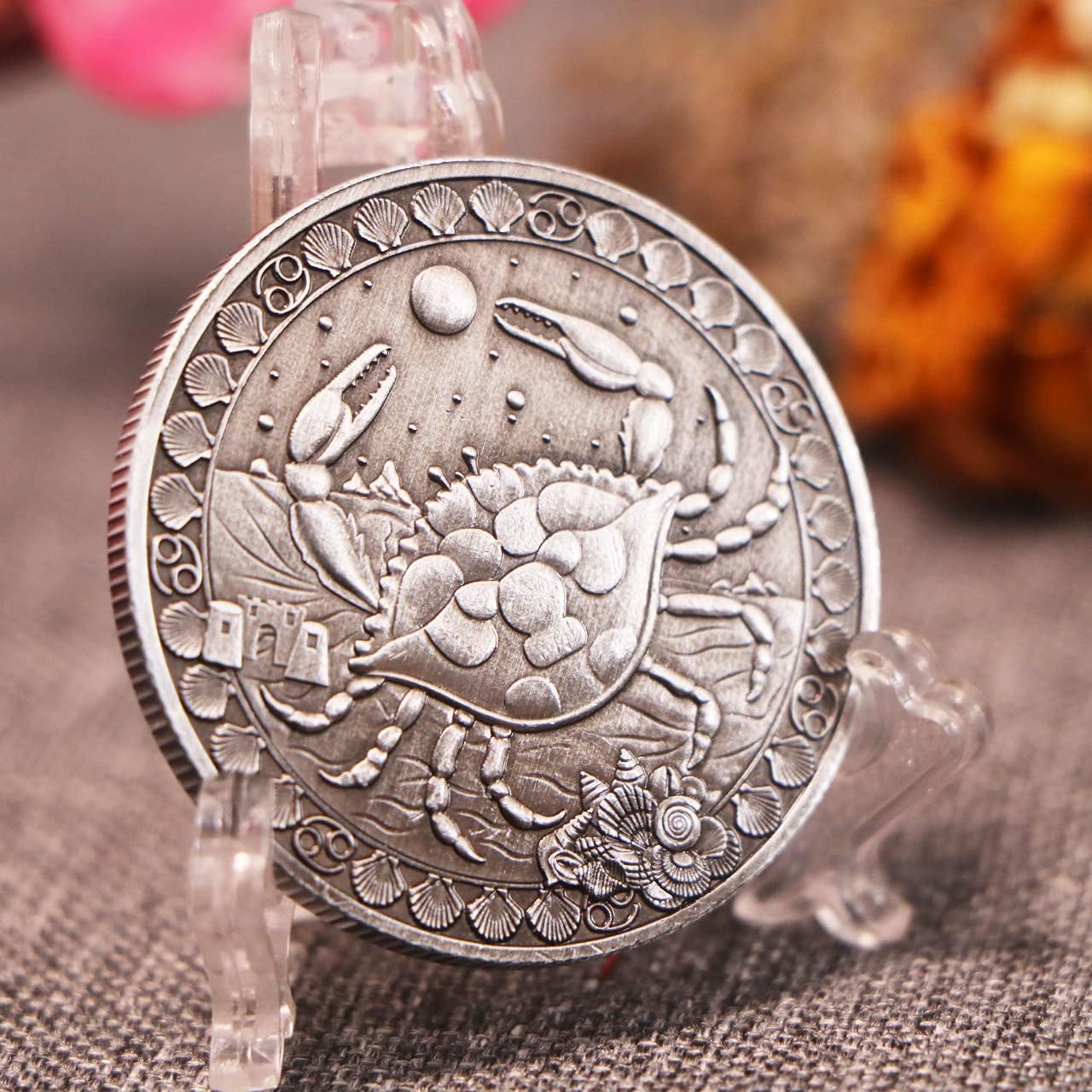 Commemorative Constellation Metal Coin Ornament Home Decoration Accessories Souvenir Gifts