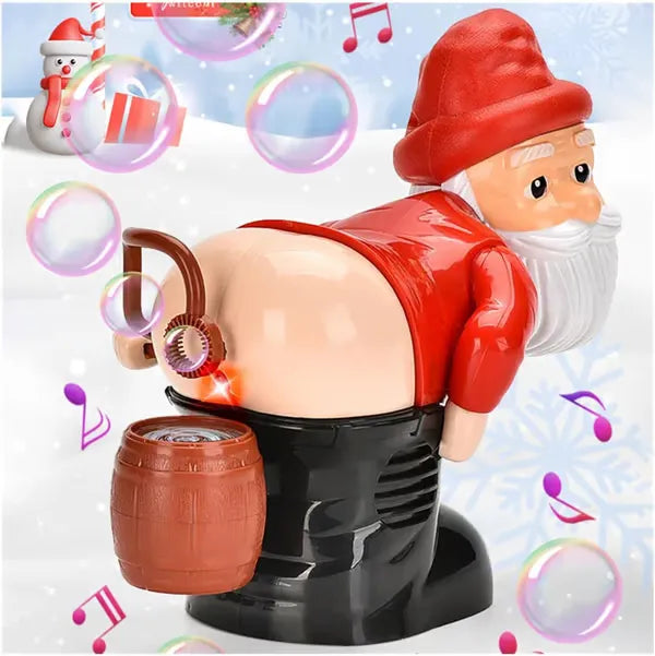 🎅Funny Santa Claus Bubble Modeling Of The Fart Fart