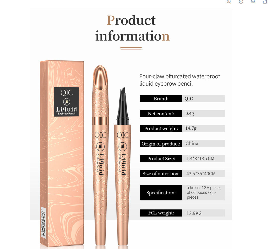 3D Microblading Eyebrow Tattoo Pencil 4 Fork Tip