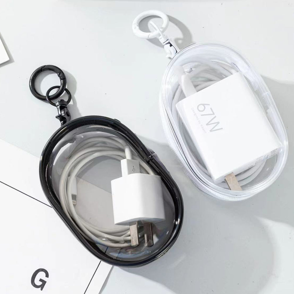 Mini Transparent Cable Organizer