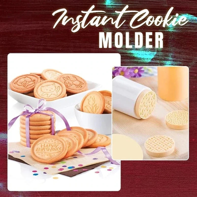 Non-Stick Cookie Stamp & Cutter Set