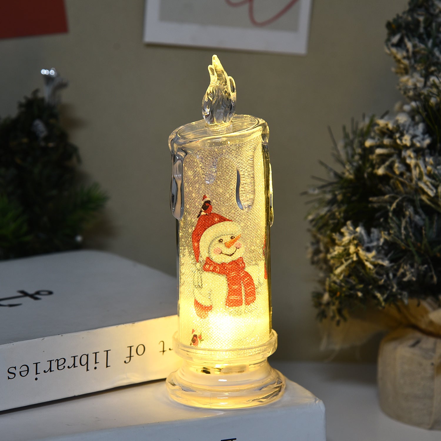 Christmas LED Simulation Atmosphere Candle