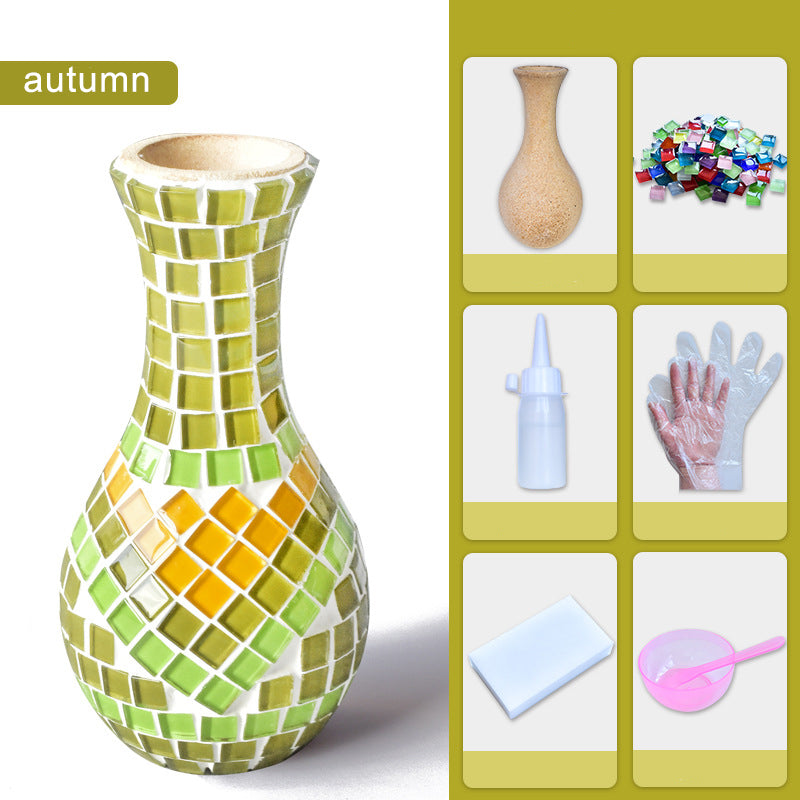 Mosaic Vase Making Material For DIY Hobbies