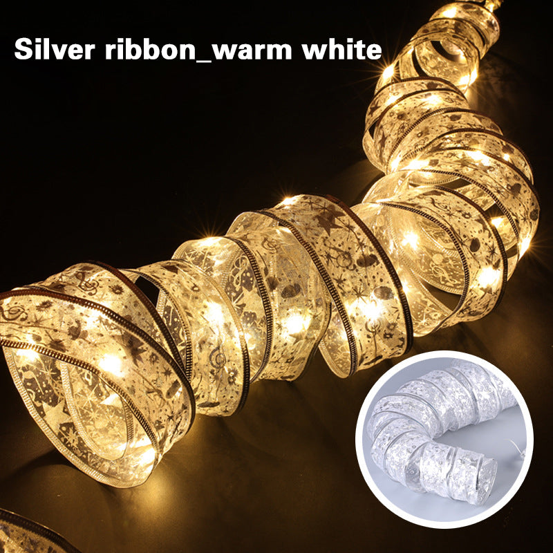 Christmas LED Light Strip Copper Wire Satin Light Strip